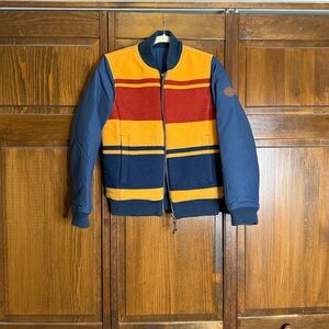Eddie Bauer Multicolor Bomber Jacket